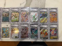21 Pokemon Cards Slabs Rated CGC TAG Guinness World Record - Image 1