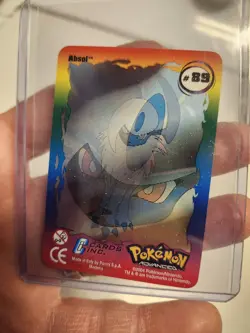 #89 Absol Pokemon Advanced 2004 Panini Italy Lenticular Action Card NM Rare - Image 2