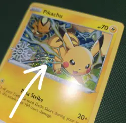 WHOLE SWIRL 💫 Pikachu 049/195 Cosmos Holo Snowflake Stamped Pokemon Card - Image 1