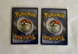 Lot of 2 Pokemon Base Set Cards Dratini 26/102 Dragonair 18/102 No Holo WOTC - Image 2