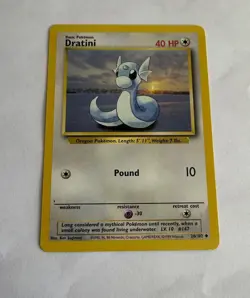Lot of 2 Pokemon Base Set Cards Dratini 26/102 Dragonair 18/102 No Holo WOTC - Image 4