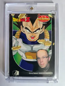 2001 Dragonball Z artbox japanese Promo DBZHC2 #1 RARE Chris Sabat card LAST ONE - Image 1