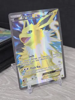 Pokemon Card TCG Jolteon EX 28a/83 Generations Ultra Rare Holo 2017 Full Art - Image 1