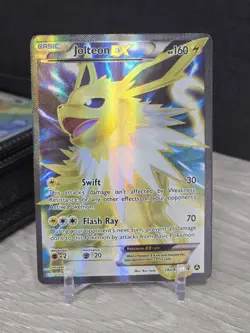 Pokemon Card TCG Jolteon EX 28a/83 Generations Ultra Rare Holo 2017 Full Art - Image 3