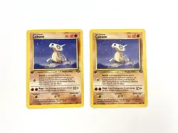 1999 Pokemon Jungle Cubone 50/64 WOTC Vintage Lot of 2 Cards MP-LP - Image 1