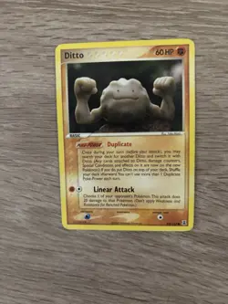 Pokemon EX Delta Species Ditto Card Lot of 4 Squirtle Geodude - Image 3