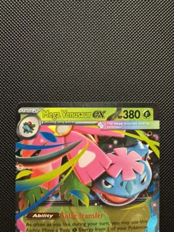Pokemon TCG Mega Venusaur ex 013 ME: Mega Evolution Promo Cards Near Mint - Image 3