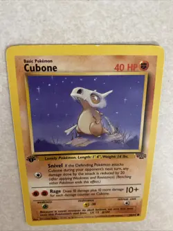 Pokemon Card Cubone 50/64 Jungle 1st Edition - Image 4