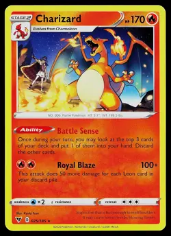 Pokemon Card - Charizard Vivid Voltage 025/185 Rare Non-Holo - Image 1