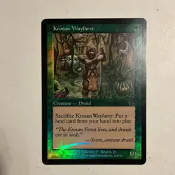 Wizards of the Coast Magic: The Gathering Krosan Wayfarer Green Foil Judgment - Image 1