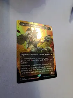 MTG: Muerra, Trash Tactician (Borderless) (Raised Foil) (LP): Bloomburrow - Image 4