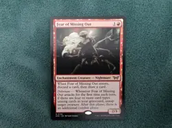 MTG - Fear of Missing Out - Regular Rare #136 - Duskmourn: House of Horror NM - Image 1