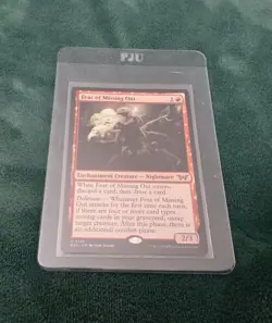 MTG - Fear of Missing Out - Regular Rare #136 - Duskmourn: House of Horror NM - Image 3