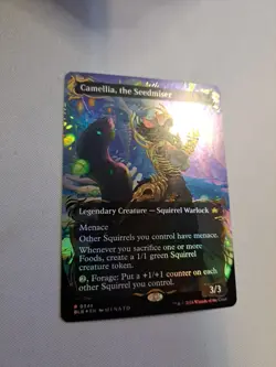 MTG: Camellia, the Seedmiser (Borderless) (Raised Foil) (LP): Bloomburrow - Image 2