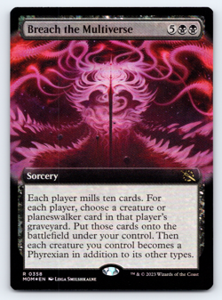 Breach the Multiverse FOIL Ext Art - March of the Machine - MTG - Image 1