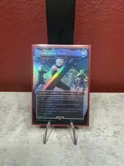 MTG - Cloud's Buster Sword (Rainbow Foil) - Secret Lair -Final Fantasy 1865 - Image 1