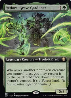 Yedora, Grave Gardener (Extended Art) - 397 - Commander 2021 - NM - Normal - Image 1