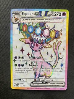 Pokemon TCG Espeon ex SVP 175 Sv: Scarlet & Violet Promo Holo (English) - NM - Image 1