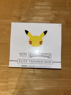 Pokemon TCG Celebrations Elite Trainer Box 25th Anniversary ETB Sealed NEW 820650809439 - Image 1