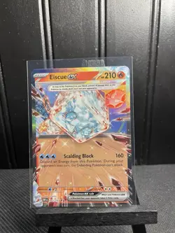 Pokemon TCG Eiscue ex 042/197 Obsidian Flames Double Rare Holo - Image 1