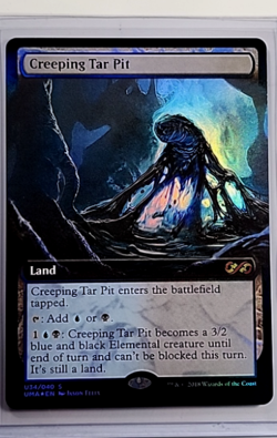 MTG Magic the Gathering UMA Ultimate Masters Box Topper Foil Creeping Tar Pit - Image 1
