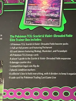 Pokemon TCG Shrouded Fable Elite Trainer Box (ETB) New/Sealed MINT Condition - Image 5