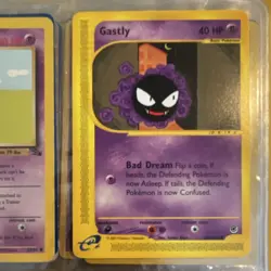 Pokemon TCG Gastly 109/165 Expedition Base Set 40 HP Common Regular English - Image 1