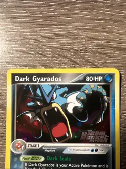 Pokemon Dark Gyarados EX Team Rocket Returns Reverse Holo 36/109 Stamped NM - Image 3