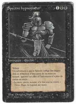 ►Magic-Style◄ MTG - Hypnotic Specter - French Revised FBB - Poor - Image 1