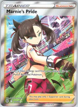 Marnie's Pride 171/172 Ultra Rare Brilliant Stars Pokemon NM - Image 1
