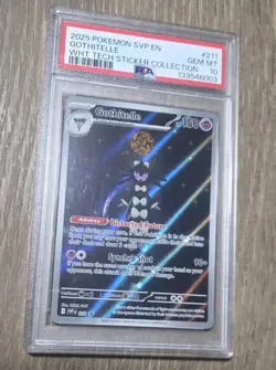 2025 POKEMON SVP EN-SV BLACK STAR PROMO #211 GOTHITELLE PSA 10 - Image 1