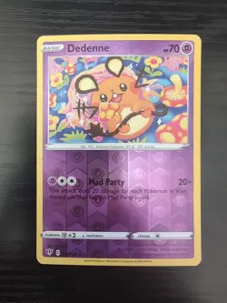 2020 Pokemon Dedenne 078/189 Swsh03: Darkness Ablaze Reverse Holo - Image 1