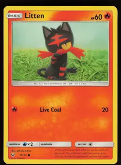 LITTEN 15/73 COMMON SHINING LEGENDS POKEMON NM/M - Image 1