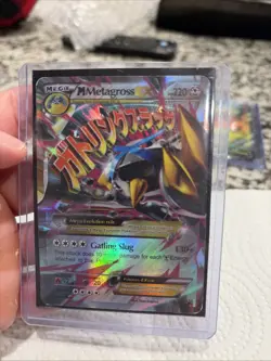 Pokemon TCG M Mega Metagross EX XY35 Black Star Promo - Image 1