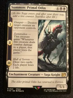 MTG Final Fantasy - Summon: Primal Odin (Regular) Near Mint - Image 1