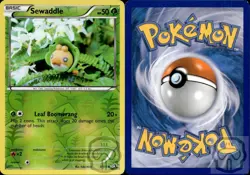 Sewaddle 9/113 C Legendary Treasures Pokemon Reverse Holo NM/M Yuka Morii - Image 2