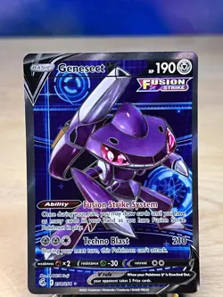 Fusion Strike Genesect V 254/264 Rare Ultra Pokemon NM/M - Image 1