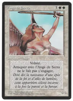 ►Magic-Style◄ MTG - Serra Angel - French Revised FBB - EX - Image 1