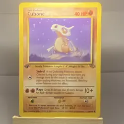 Pokemon TCG Cubone 50/64 Jungle 1st Edition Regular Common 40 HP Basic 1999 - Image 1