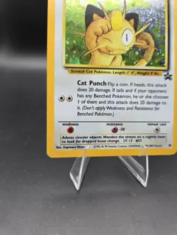 Pokemon TCG Meowth 10/53 Wotc Promo Holo MP - Image 4