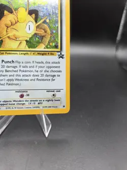 Pokemon TCG Meowth 10/53 Wotc Promo Holo MP - Image 5