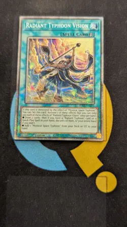 RA05-EN075 Radiant Typhoon Vision Starlight Rare 1st Ed YuGiOh - Image 1