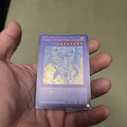 YuGiOh! Albion the Sanctifire Dragon MZMU-EN101 Ultra Rare 1st Edition Near Mint - Image 2