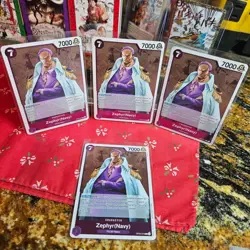 ONE PIECE TCG: Zephyr OP06-074 x4 Rare | Wings of the Captain 🔥 - Image 1