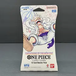 One Piece Awakening of the New Era English Sleeved Booster Pack Sealed 12-Cards - Image 1