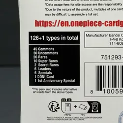 One Piece Awakening of the New Era English Sleeved Booster Pack Sealed 12-Cards - Image 3