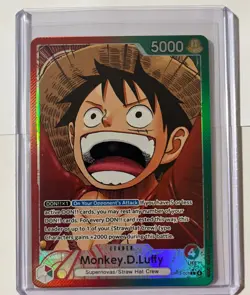 One Piece Monkey.D.Luffy OP13-001 Alt Art Leader - Image 1