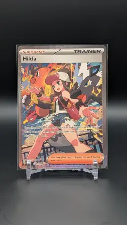 Pokemon TCG Hilda Trainer SIR Full Art Holo Sv: White Flare 171/086 - Image 1