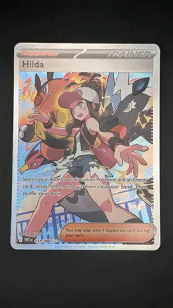 Pokemon TCG Hilda Trainer SIR Full Art Holo Sv: White Flare 171/086 - Image 2