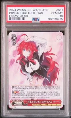 2024 SR #081 PROMISED TOGETHER, RIAS PSA 10 - Image 1